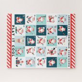 Sport Kerst Adventkalender Legpuzzel (Horizontaal)
