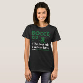 Sport Kind Definitie Bocce T-shirt (Voorkant volledig)