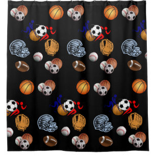 Sport Kinder douchegordijn