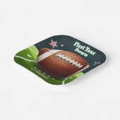 Sport kinder jongens ticket Football 1e Verjaardag Papieren Bordje (Gebogen)