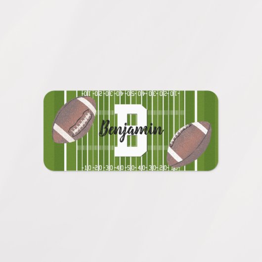 Sport: Kinder kleding Labels (Design 1)