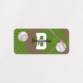 Sport: Kinder kleding Labels (Design 2)