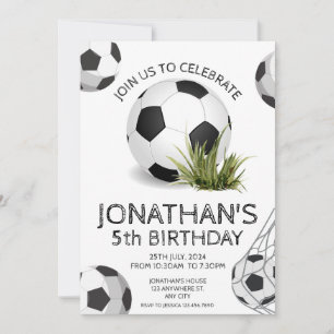 Sport Kinder Voetbal Verjaardagsfeest Kaart