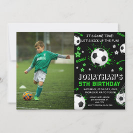 Sport Kinder Voetbal Verjaardagsfeest Kaart