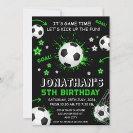 Sport Kinder Voetbal Verjaardagsfeest Kaart