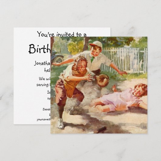  sport, kinderen spelen voetbal kaart (Voorkant / Achterkant)