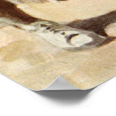  sport, kinderen spelen voetbal poster (Hoek)