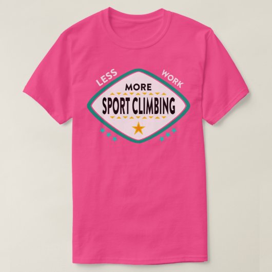 Sport klimmen 2 t-shirt (Design voorkant)