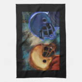 Sport krijgers theedoek (Verticaal)