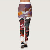 Sport leggings van Doranne Alden Caruana (Achterkant)