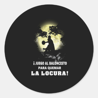 Sport Lover | Basketball Man Lover Ronde Sticker