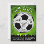 Sport Lovers Soccer Ball Boys Birthday Kaart (Voorkant)