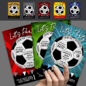 Sport Lovers Soccer Ball Boys Birthday Kaart