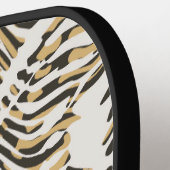 Sport Luxe Zebra - Mocha Goud Pickleball Paddle (Links Detail)