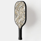 Sport Luxe Zebra - Mocha Goud Pickleball Paddle (Links)