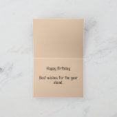 Sport Man Hockey HuntingCabin Bossen verjaardagska Bedankkaart (Binnen)