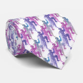 Sport Man in Mauve, Paars en Roze Stropdas (Opgerold)