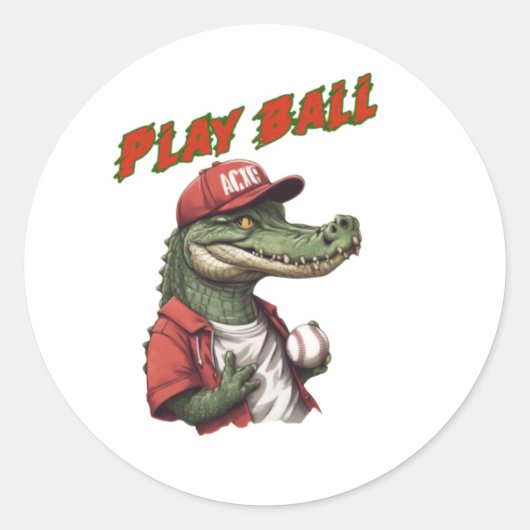 Sport Man Ronde Sticker (Voorkant)