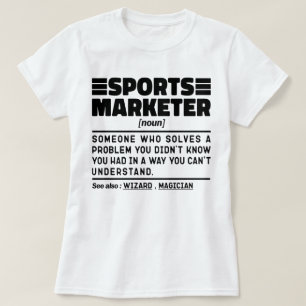 Sport Marketing Noun Reclamespecialist Cool T-shirt