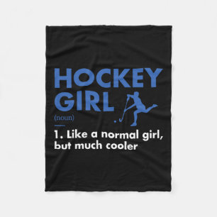 Sport meisje definitie hockey fleece deken