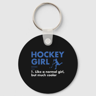 Sport meisje definitie hockey sleutelhanger