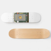 Sport met skateboard en raapskateboard (Horizontaal)
