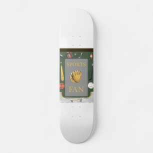 Sport met skateboard en raapskateboard