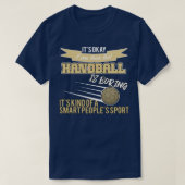Sport met slimme handbal t-shirt (Design voorkant)