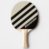  Sport Midnight Stripes met naam Tafeltennisbatje (Voorkant)