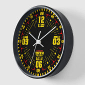 Sport militair modern tactisch geel horloge (Hoek)