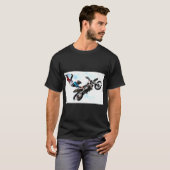 Sport Moderne Elegant Acrobat Biker Pop Art T-shirt (Voorkant volledig)