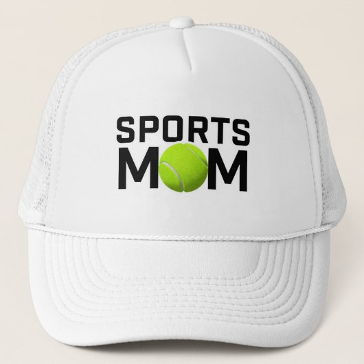 Sport moeder tennis ontwerp trucker pet (Voorkant)