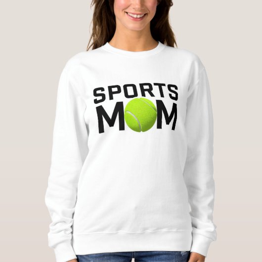 Sport moeder tennis ontwerp trui (Voorkant)