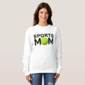 Sport moeder tennis ontwerp trui (Voorkant volledig)