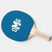 Sport Monogram Ping-Pong Paddle Tafeltennisbatje (Zijkant)