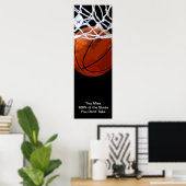Sport Motivatie Citaat Basketball Poster (Thuiskantoor)