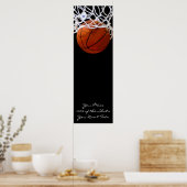 Sport Motivatie Citaat Basketball Poster (Keuken)