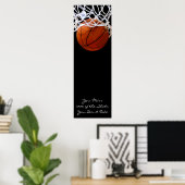 Sport Motivatie Citaat Basketball Poster (Thuiskantoor)