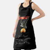 Sport Motivatie Citaat Basketball Schort (Insitu)