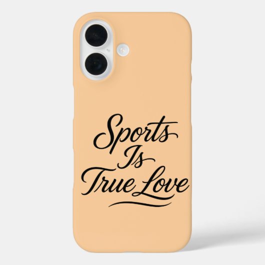 Sport Motivatie iPhone 16 Hoesjes – Ware Liefde (Achterkant)