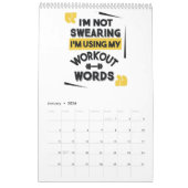 Sport Motivatie Kalender (Jan 2026)