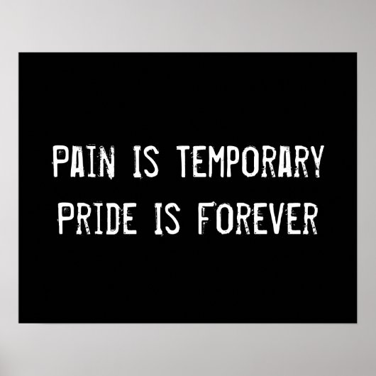 Sport Motivatie Poster (Voorkant)