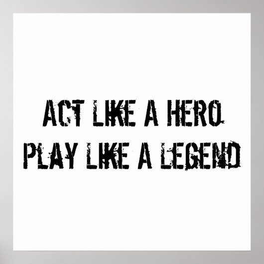 Sport Motivatie Poster (Voorkant)