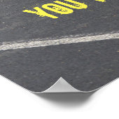 Sport Motivatie Poster! Ideaal voor runners Poster (Hoek)