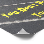 Sport Motivatie Poster - Spoor & Gebied! (Hoek)