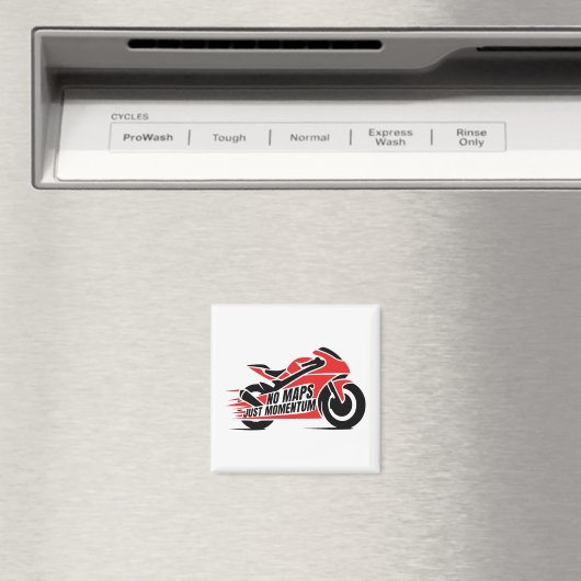 Sport Motorcycle Magneet (Insitu (Vaatwasser))