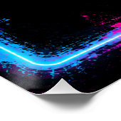 Sport Neon Bord Perfect Poster (Hoek)