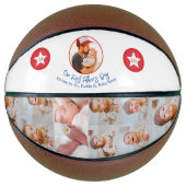 Sport Nieuwe Papa Cool Keepsake Eerste Vaders Dag Basketbal (Voorkant)