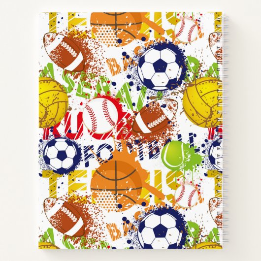 Sport Notitieboek (Achterkant)