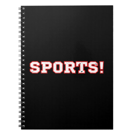 Sport Notitieboek (Voorkant)